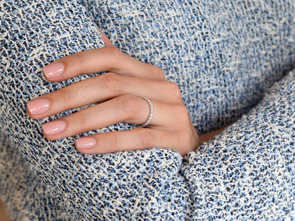 Verlobungsring Dusk in 14K Weißgold mit Diamanten 0,35ct G/SI