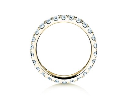 Verlobungsring Dusk in 18K Gelbgold mit Diamanten 1,17ct G/SI