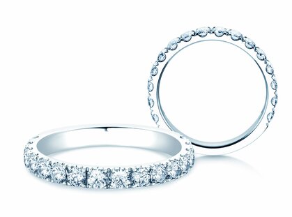 Verlobungsring Dusk in Platin 950/- mit Diamanten 0,96ct G/SI