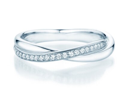 Verlobungsring Forever Us Diamonds in 14K Weißgold mit Diamanten 0,20ct G/SI