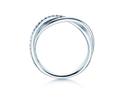 Verlobungsring Forever Us Diamonds in 14K Weißgold mit Diamanten 0,20ct G/SI