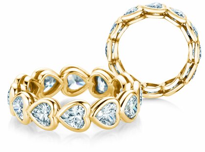 Verlobungsring Full of Hearts in 14K Gelbgold mit Diamanten 3,00ct G/SI