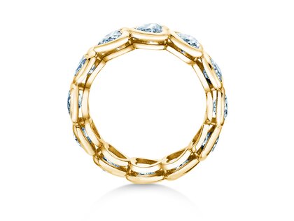 Verlobungsring Full of Hearts in 9K Gelbgold mit Labordiamanten 1,28ct E/VS