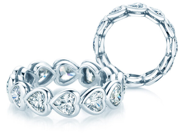Verlobungsring Full of Hearts in 14K Weißgold mit Diamanten 3,00ct G/SI