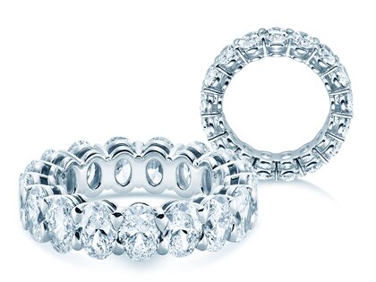 Verlobungsring Oval Cut Infinity