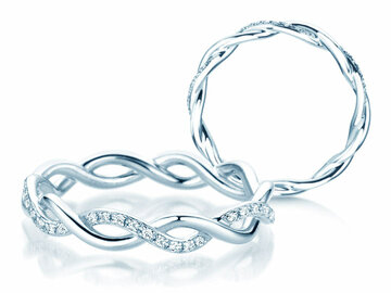 Verlobungsring Sparkling Curve