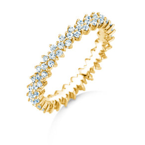 Verlobungsring Stardust  in 14K Gelbgold mit Diamanten 0,78ct G/SI