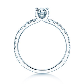 Verlobungsring Classic 4 Cushion Pavé