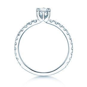 Verlobungsring Classic 4 Marquise Pavé