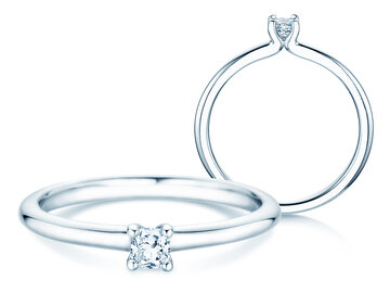 Verlobungsring Cushion Clean