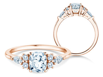 Verlobungsring Cushion Marquise Labordiamant