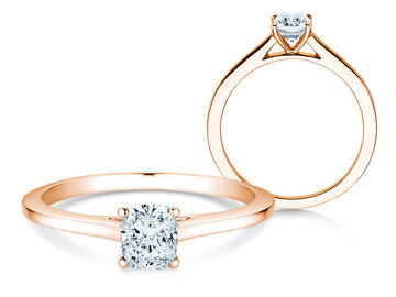 Verlobungsring Cushion Labordiamant