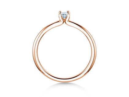 Verlobungsring Emerald Clean in Roségold