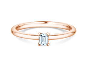 Verlobungsring Emerald Clean in Roségold