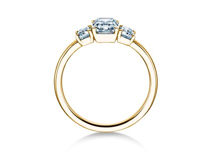 Verlobungsring Emerald Eden in 9K Gelbgold mit Labordiamanten 0,46ct E/VS