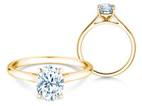 Verlobungsring Oval Cut