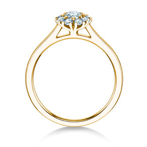 Verlobungsring Bloom in 14K Gelbgold mit Diamanten 0,40ct G/SI