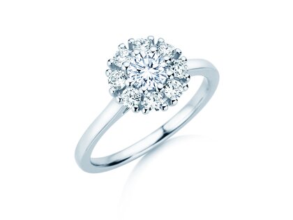 Verlobungsring Bloom in Platin