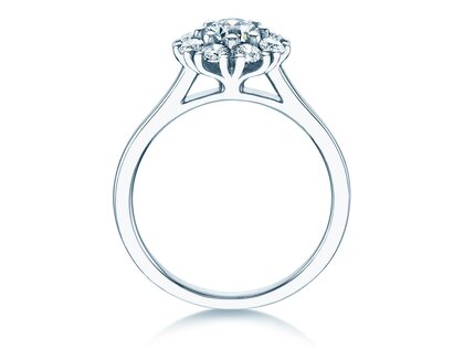 Verlobungsring Bloom in Platin