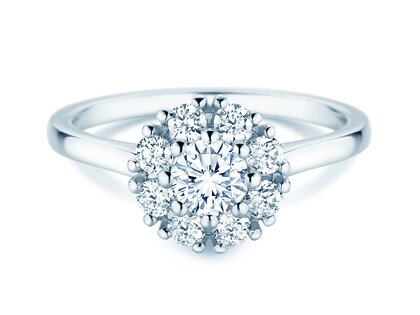 Verlobungsring Bloom in Platin