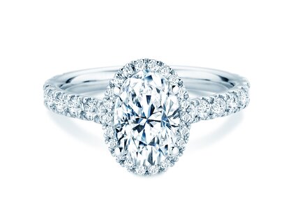 Verlobungsring Pure Emotion in 9K Weißgold mit Labordiamanten 0,61ct E/VS