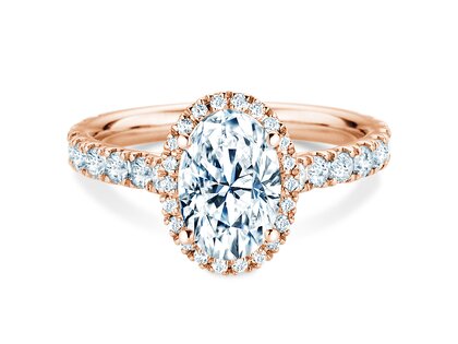 Verlobungsring Pure Emotion in 14K Roségold mit Diamanten 0,61ct G/SI