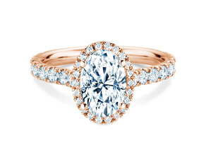 Verlobungsring Pure Emotion in 14K Roségold mit Diamanten 0,61ct G/SI
