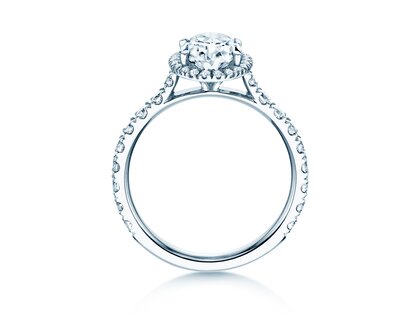Verlobungsring Pure Emotion in 9K Weißgold mit Labordiamanten 0,61ct E/VS