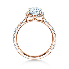 Verlobungsring Pure Emotion in 14K Roségold mit Diamanten 0,61ct G/SI