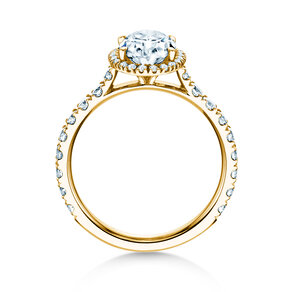 Verlobungsring Pure Emotion in 9K Gelbgold mit Labordiamanten 0,61ct E/VS