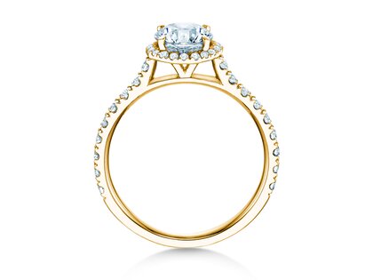 Verlobungsring Pure Infinity in 18K Gelbgold mit Diamanten 0,65ct G/SI