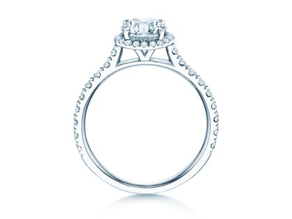 Verlobungsring Pure Infinity in 18K Weißgold mit Diamanten 0,65ct G/SI