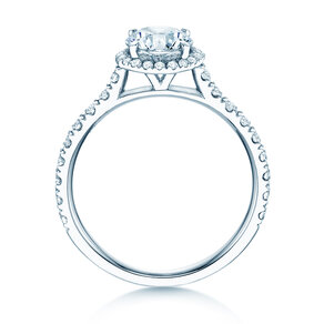 Verlobungsring Pure Infinity in 18K Weißgold mit Diamanten 0,65ct G/SI