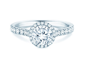 Verlobungsring Pure Infinity in 18K Weißgold mit Diamanten 0,65ct G/SI