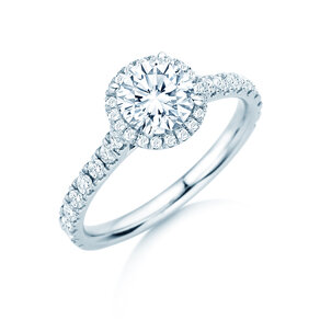 Verlobungsring Pure Infinity in 18K Weißgold mit Diamanten 0,65ct G/SI