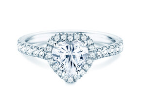 Verlobungsring Pure Love in 14K Weißgold mit Diamanten 0,65ct G/SI