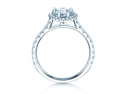 Verlobungsring Pure Love in 14K Weißgold mit Diamanten 0,65ct G/SI