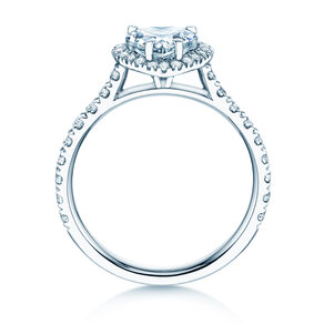 Verlobungsring Pure Love in 14K Weißgold mit Diamanten 0,65ct G/SI
