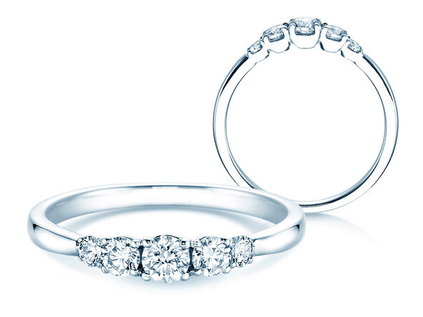 Verlobungsring 5 Diamonds