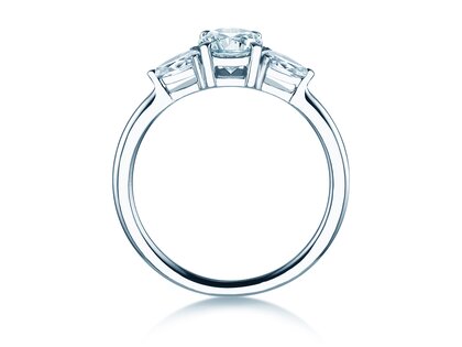 Verlobungsring Allure in 14K Weißgold mit Diamanten 0,41ct G/SI