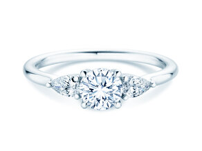 Verlobungsring Allure in 14K Weißgold mit Diamanten 0,41ct G/SI