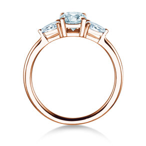 Verlobungsring Allure in 14K Roségold mit Diamanten 0,41ct G/SI