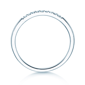 Verlobungsring Unity in 14K Weißgold mit Diamanten 0,07ct G/SI