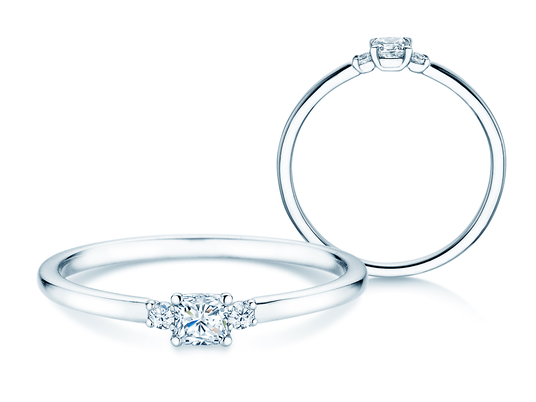 Verlobungsring Vivid Petite Cushion Cut