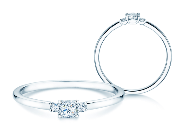Verlobungsring Vivid Petite Cushion Cut