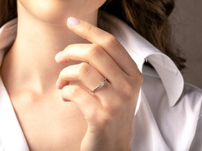Verlobungsring Vivid Petite Cushion Cut