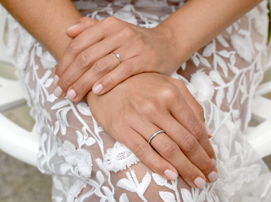 Verlobungsring Vivid Petite Diamond in Platin