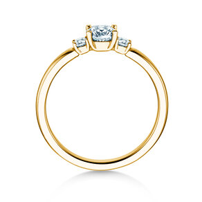 Verlobungsring Vivid Petite Diamond in 9K Gelbgold mit Labordiamanten 0,40ct E/VS