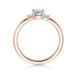 Verlobungsring Vivid Petite Diamond in 18K Roségold mit Labordiamanten 0,40ct E/VS