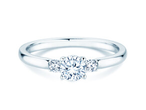 Verlobungsring Vivid Petite Diamond in 9K Weißgold mit Labordiamanten 0,40ct E/VS